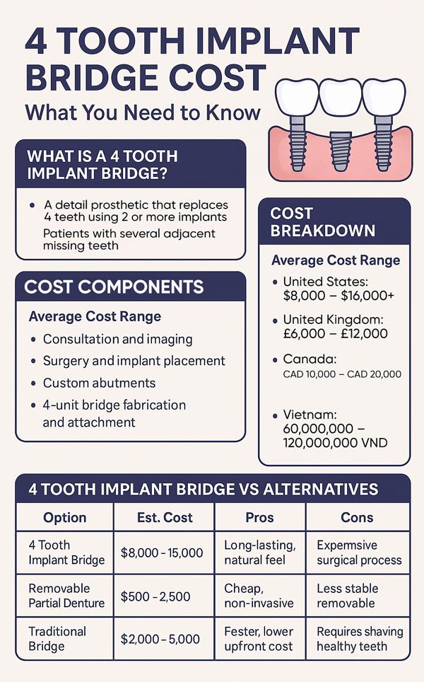 Dental Implants And Bridges Cost