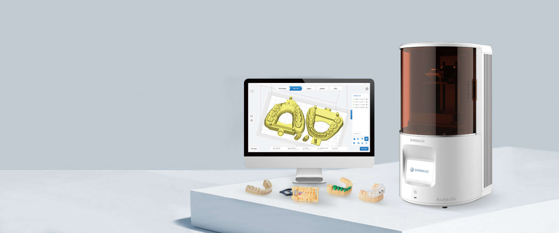 accufab d1 dental 3d printer