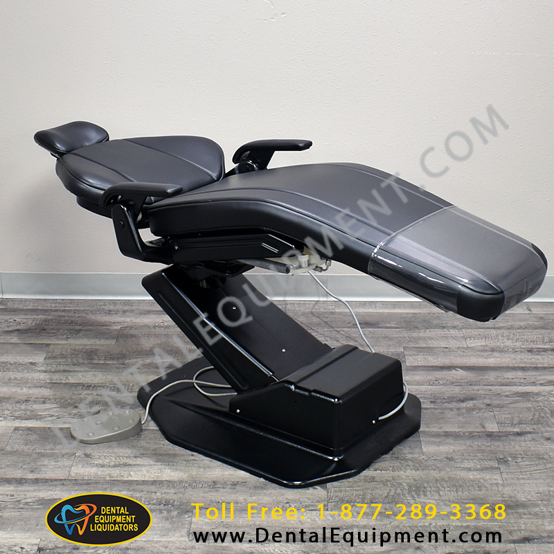 black dental chair
