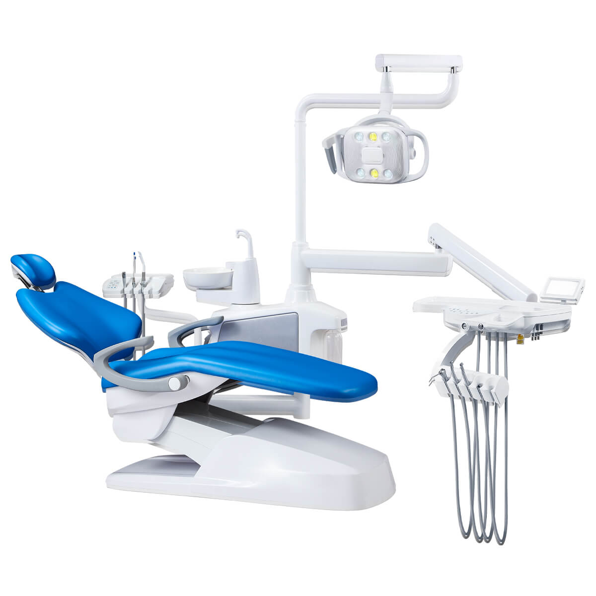 blue dental chair