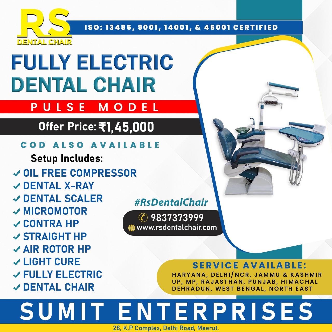 dental chair company in india