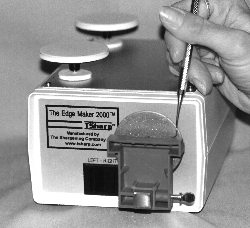 dental hygiene instrument sharpening machine