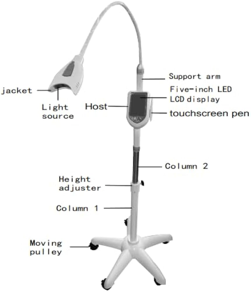 dental mobile teeth whitening machine