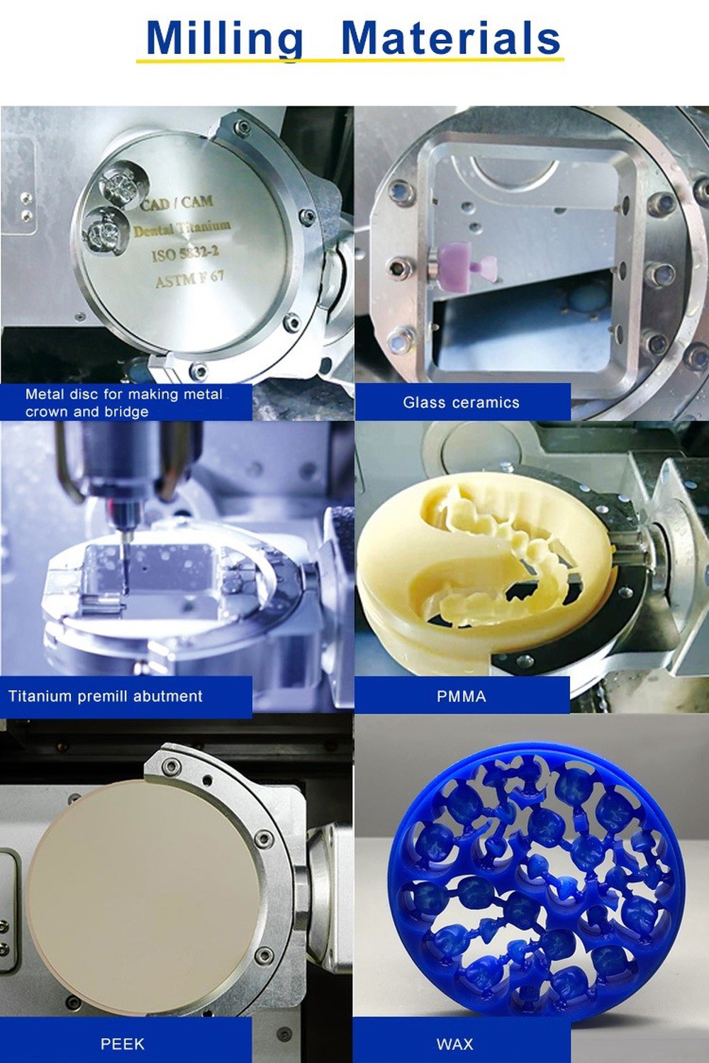 dental wet milling machine