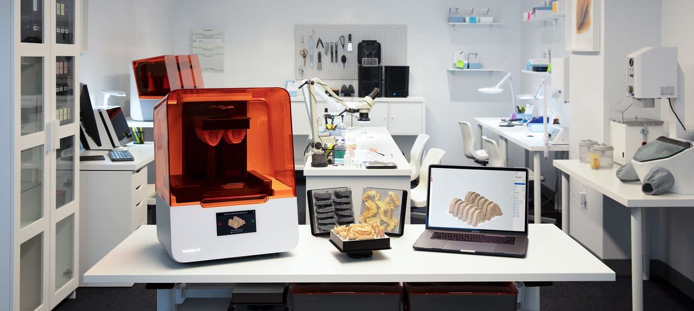 form lab 3d printer dental