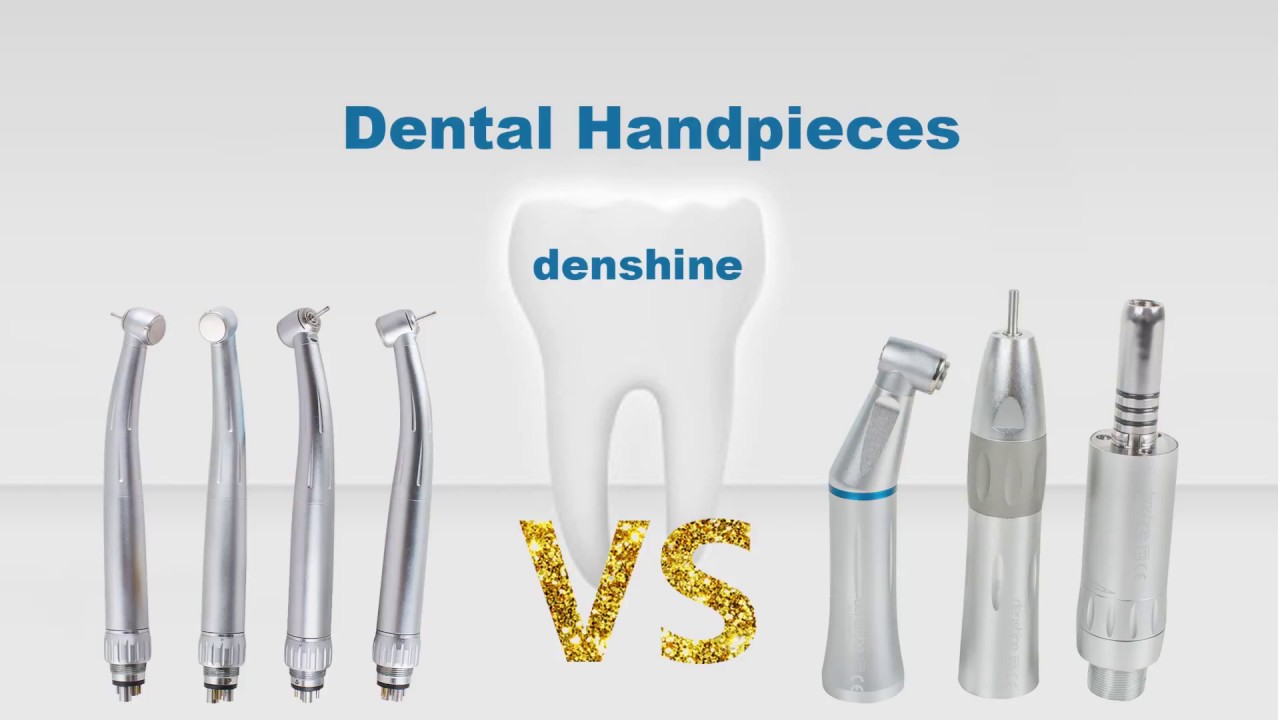 high speed vs low speed dental handpiece