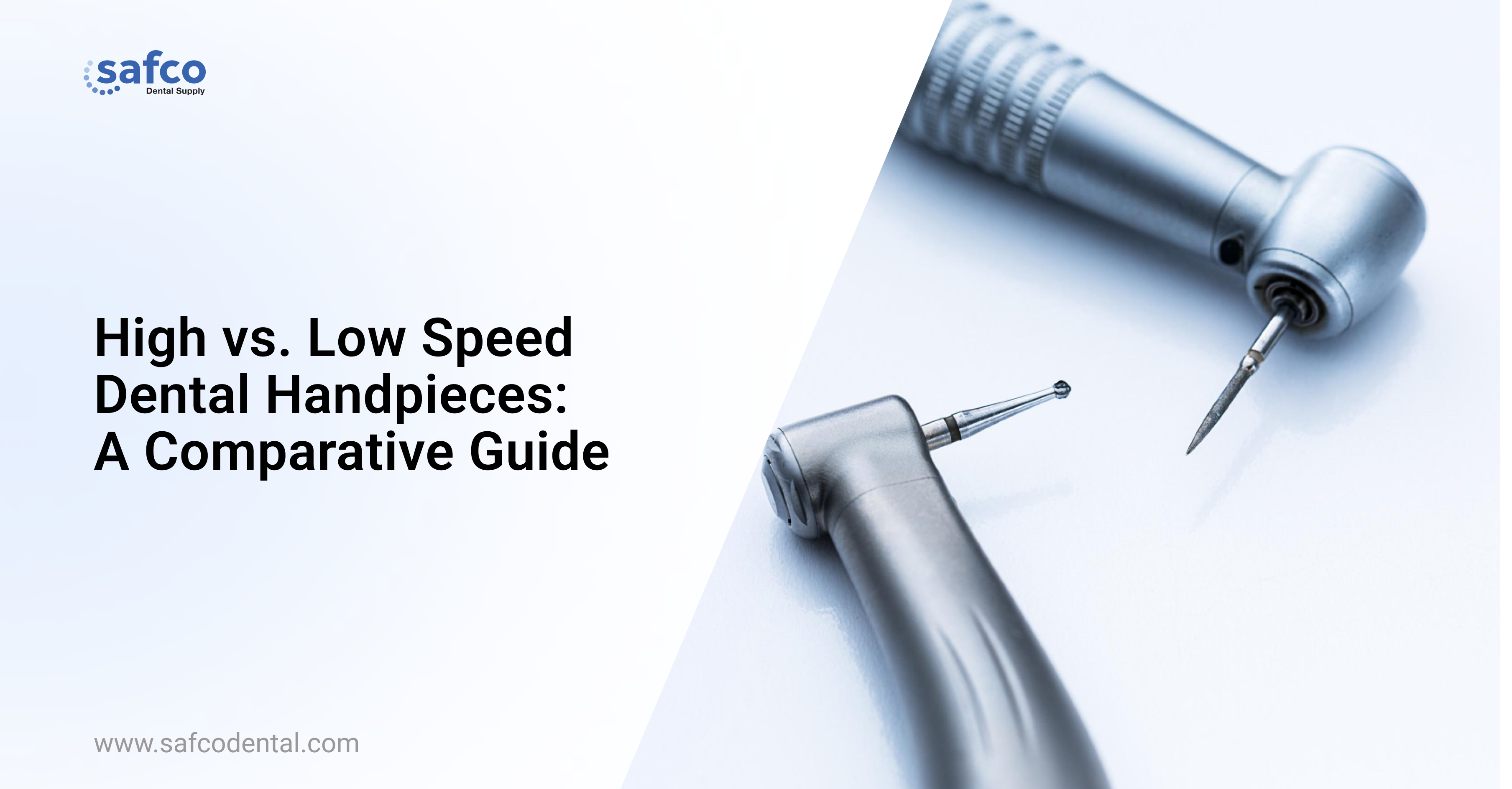 high speed vs low speed dental handpiece